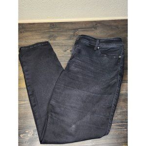 Torrid Jeans Womens Torrid Black Sateen Stretch Mid Rise Luxe Skinny Jeans‎
